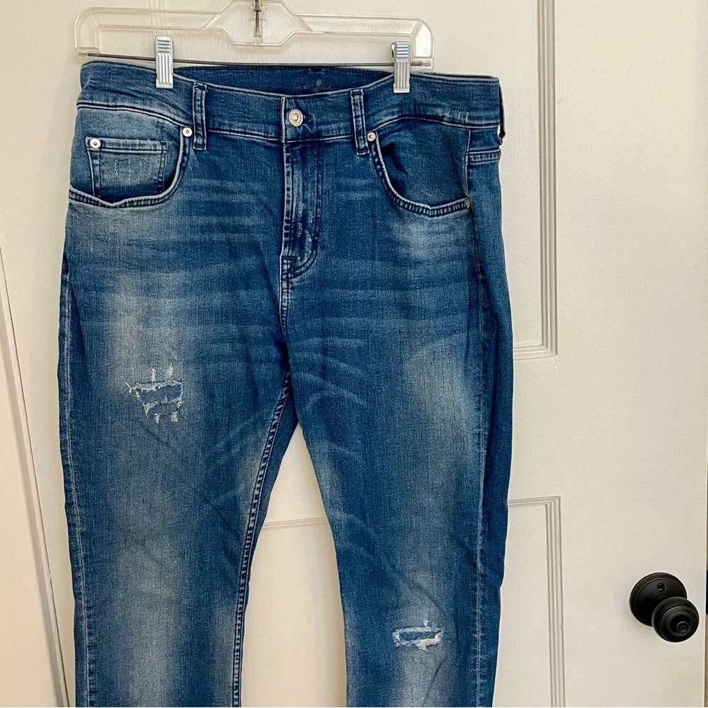 7 For All Mankind distressed all